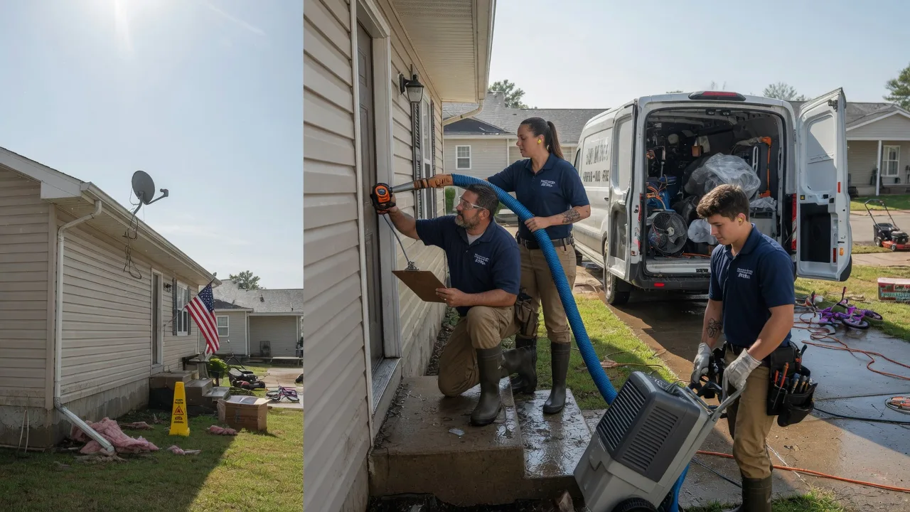 Ceiling Water Damage Restoration in Villanueva, NM near me